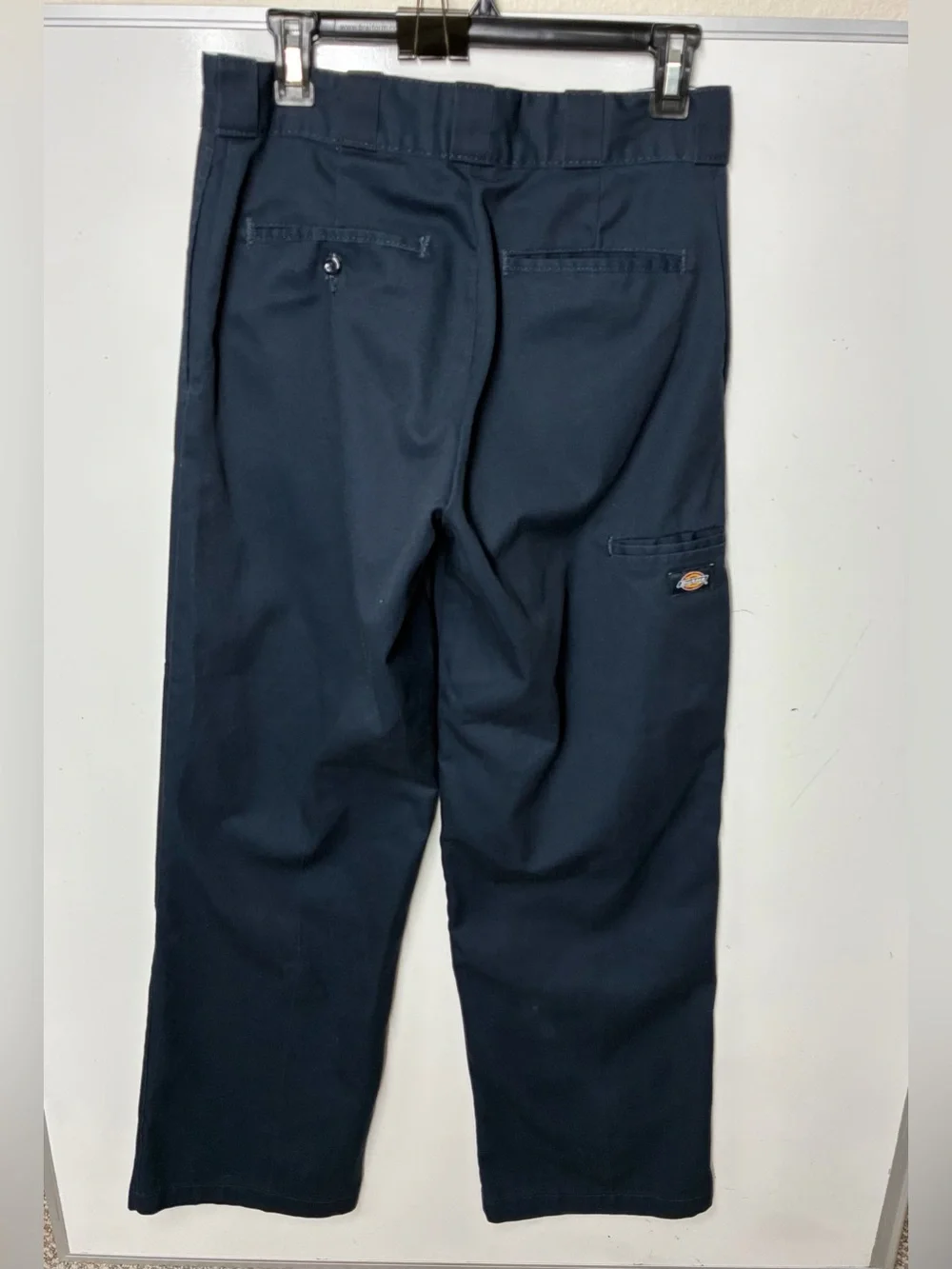 Dickies Men's Dark Navy Work Pants, size 31x32, Loose Fit